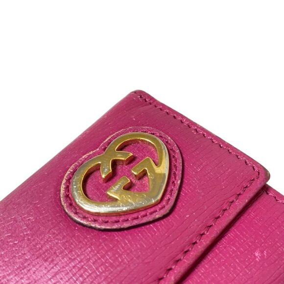 GUCCI Lovely Pink Leather - Key Case 101-080625 - Picture 7 of 11
